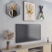 电视装 划2023新款 划现代简约客厅墙面挂画 北欧电视机背景墙壁画