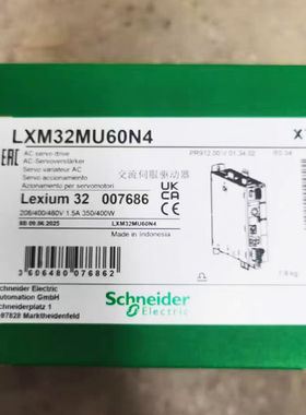 议价施耐德LXM32M驱动器LXM32MU60N4全新原装正品现货质保一年包