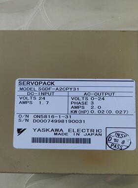 询价~安川控制器 SGDF-A2CPY31