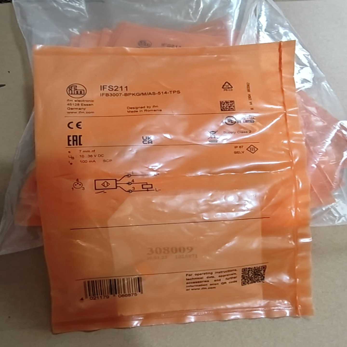 德国IFM易福门IFS211电感式接近开关传感器IF【博航商行】