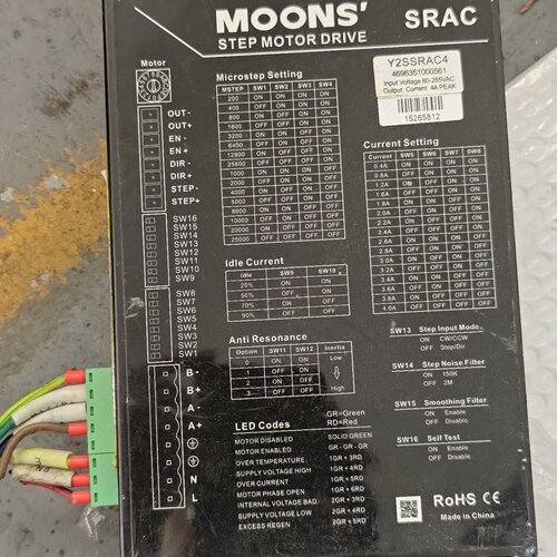 寻MOONSSRAC4步进电机驱动器输入电压80265V
