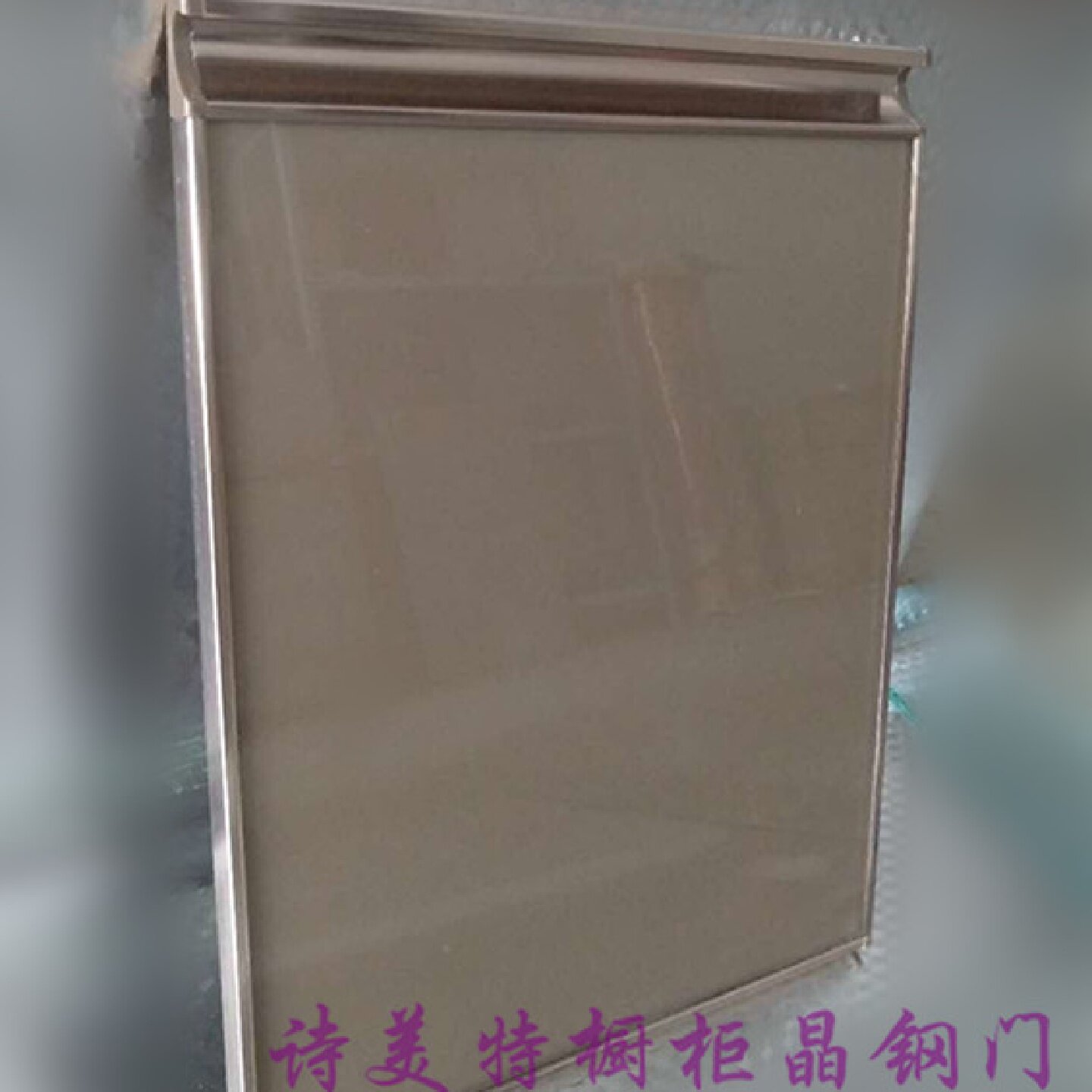 厨柜门钢化玻璃灶台门厨房的橱门金钢门小柜子门板柜门可定制