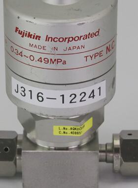 12241富士金隔离阀类型N.C.O.P.0.340.49MPA408651保修延长技术支