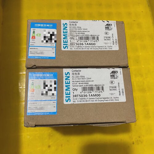 【询价】接触器，型号3RT5036-1AM00，实物图拍摄，全