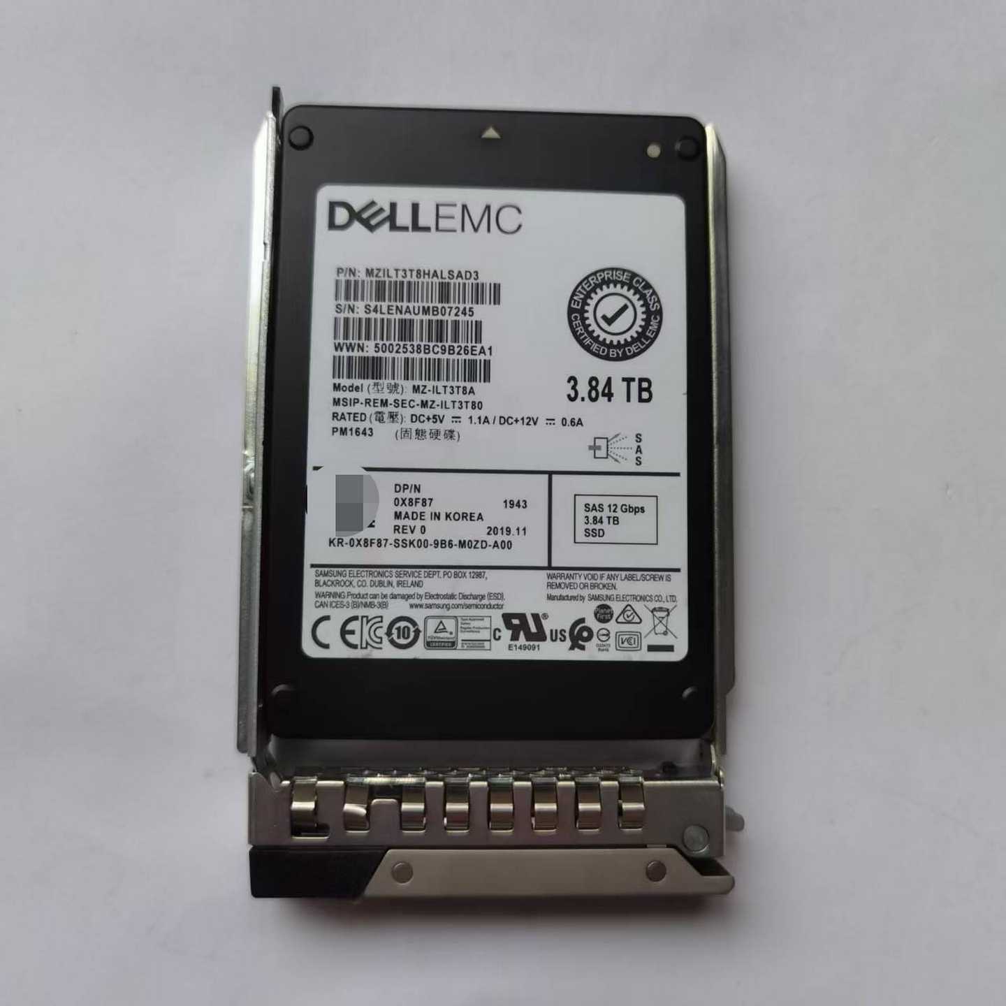 DELLEMC三星3.84TSASSDD12G-议价