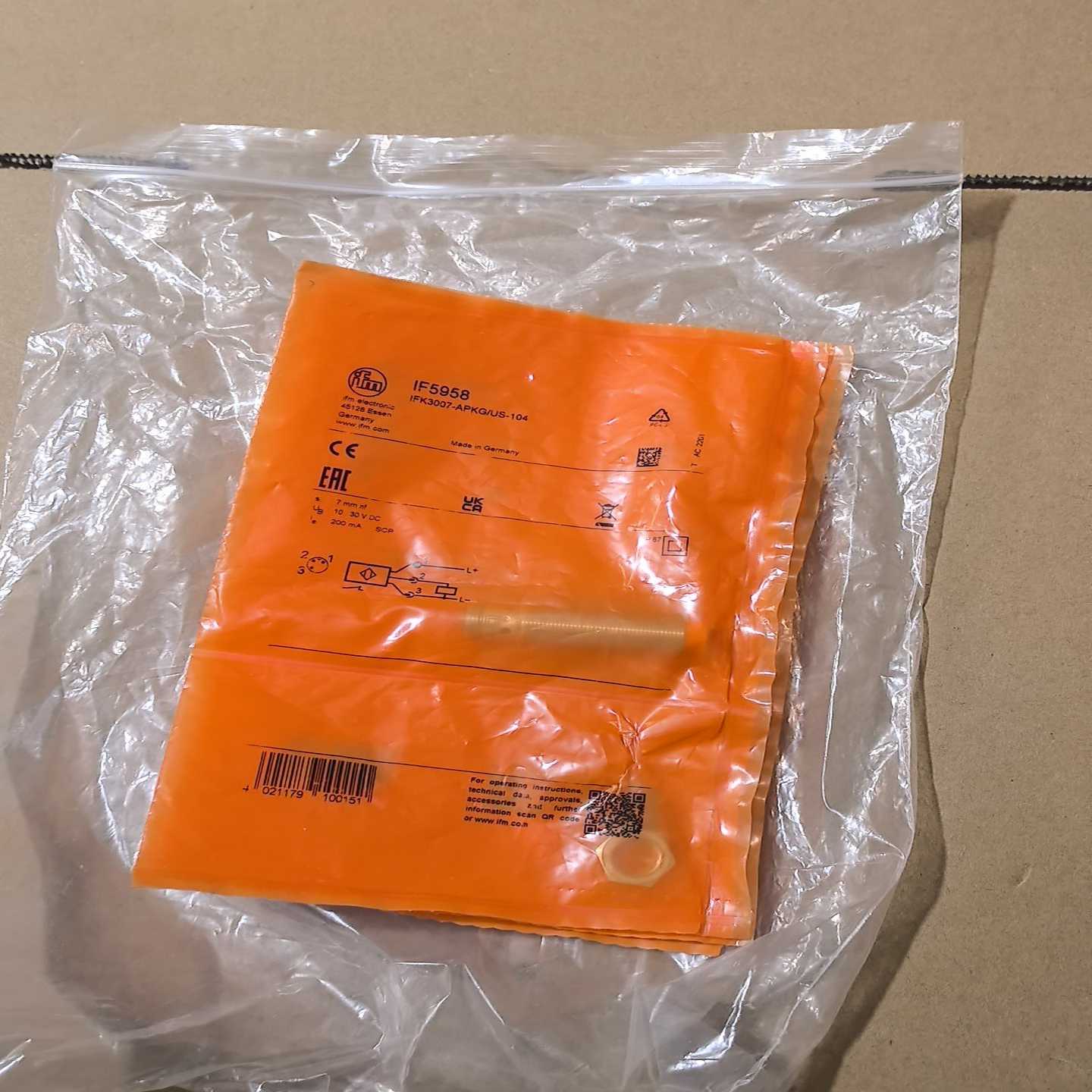 德国IFM易福门IF5958电感式接近开关传感器IF询价