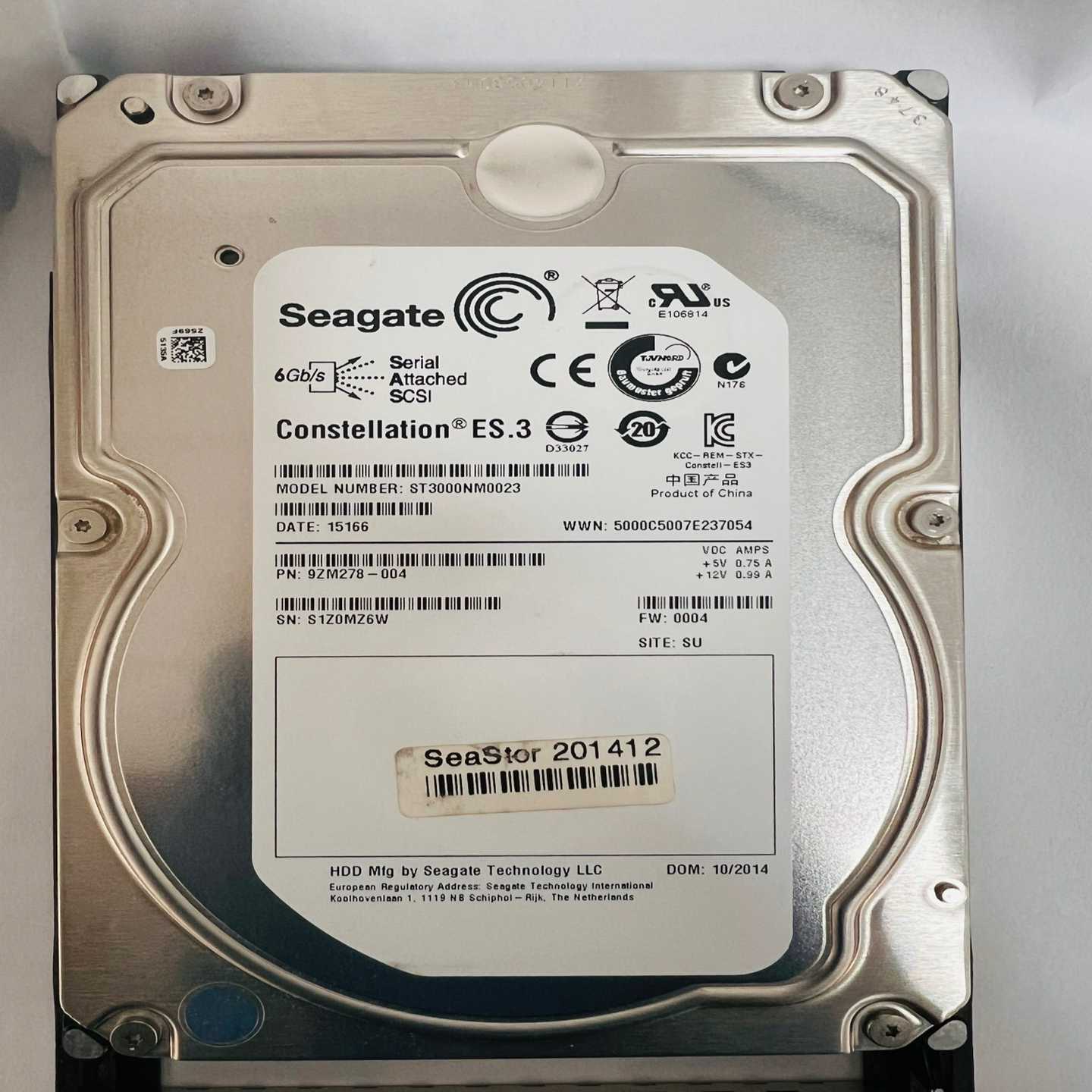 戴尔3T SAS ST3000NM0023 现货，需要联系~议价