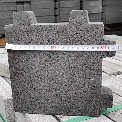 植草砖停车场地砖双八字嵌草砖混凝土绿色井字植草砖草坪砖蟹脚砖