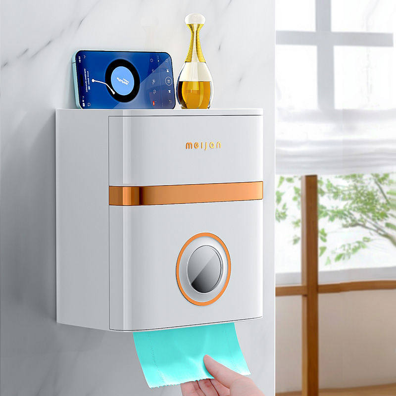 卫生间厕纸盒免打孔防水厕所抽纸盒壁挂式纸巾盒家用卫生纸置,家庭/个人清洁工具,卷纸器/纸巾架,淘宝优惠券,粉丝福利购,淘宝优惠卷