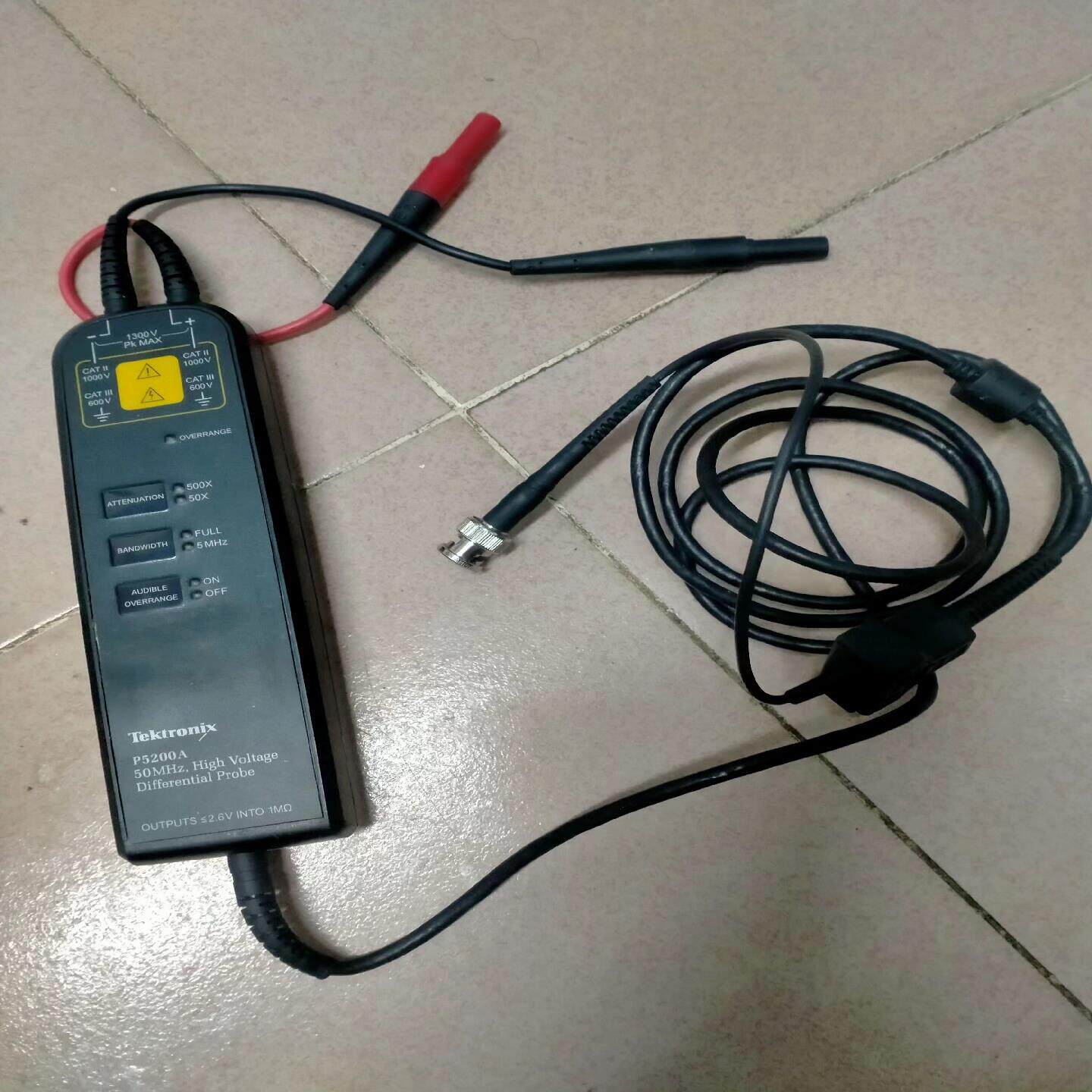 议价泰克示波器探头 P5200A  功能正常