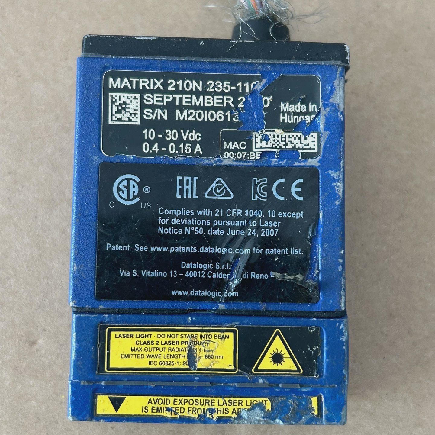 得利捷MATRIX210N235-110询价
