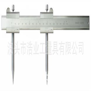 300500100015002000 中心距卡尺双针划线游标卡尺标记尺0