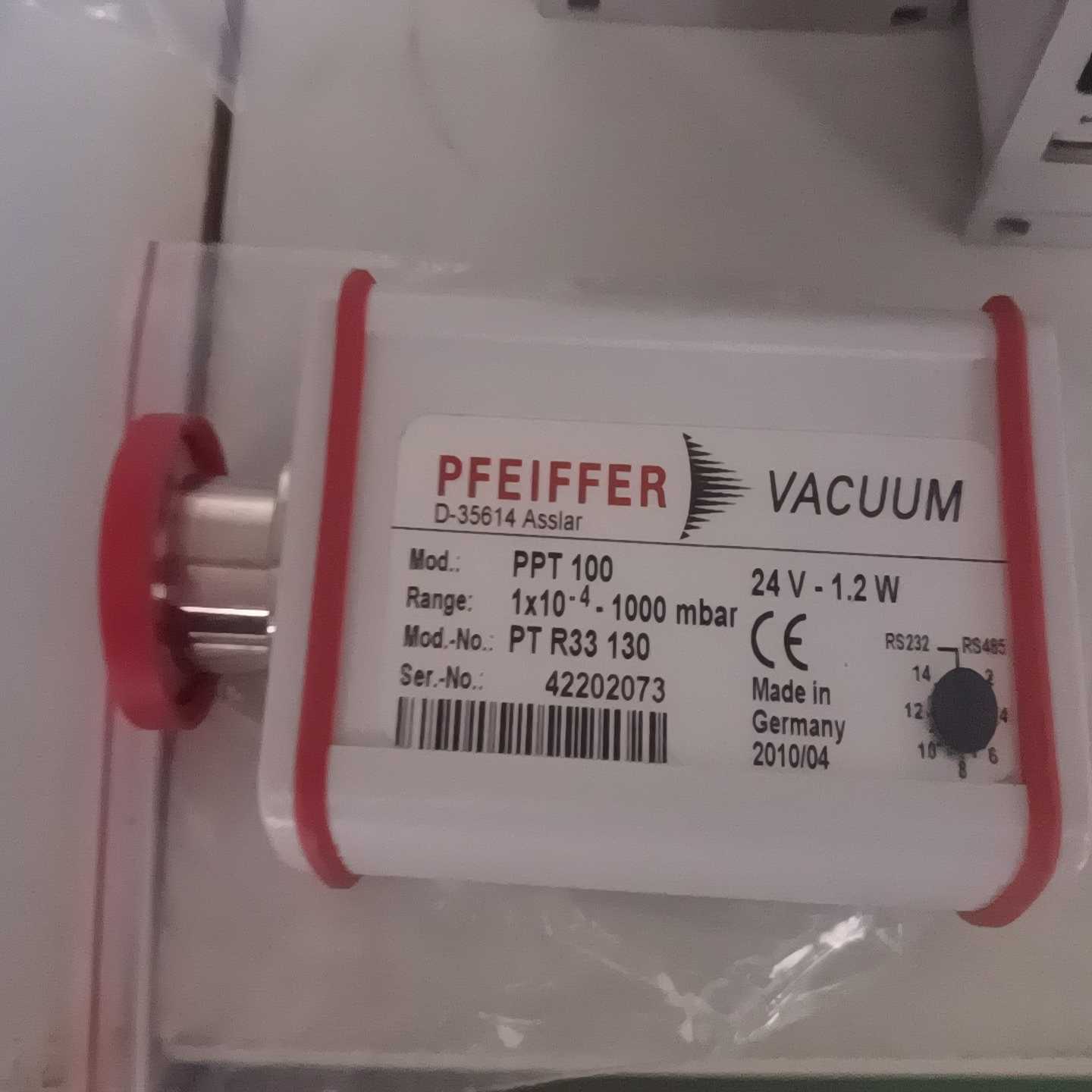 普发真空计PPT100真空计,未使用库存,咨询客~询价