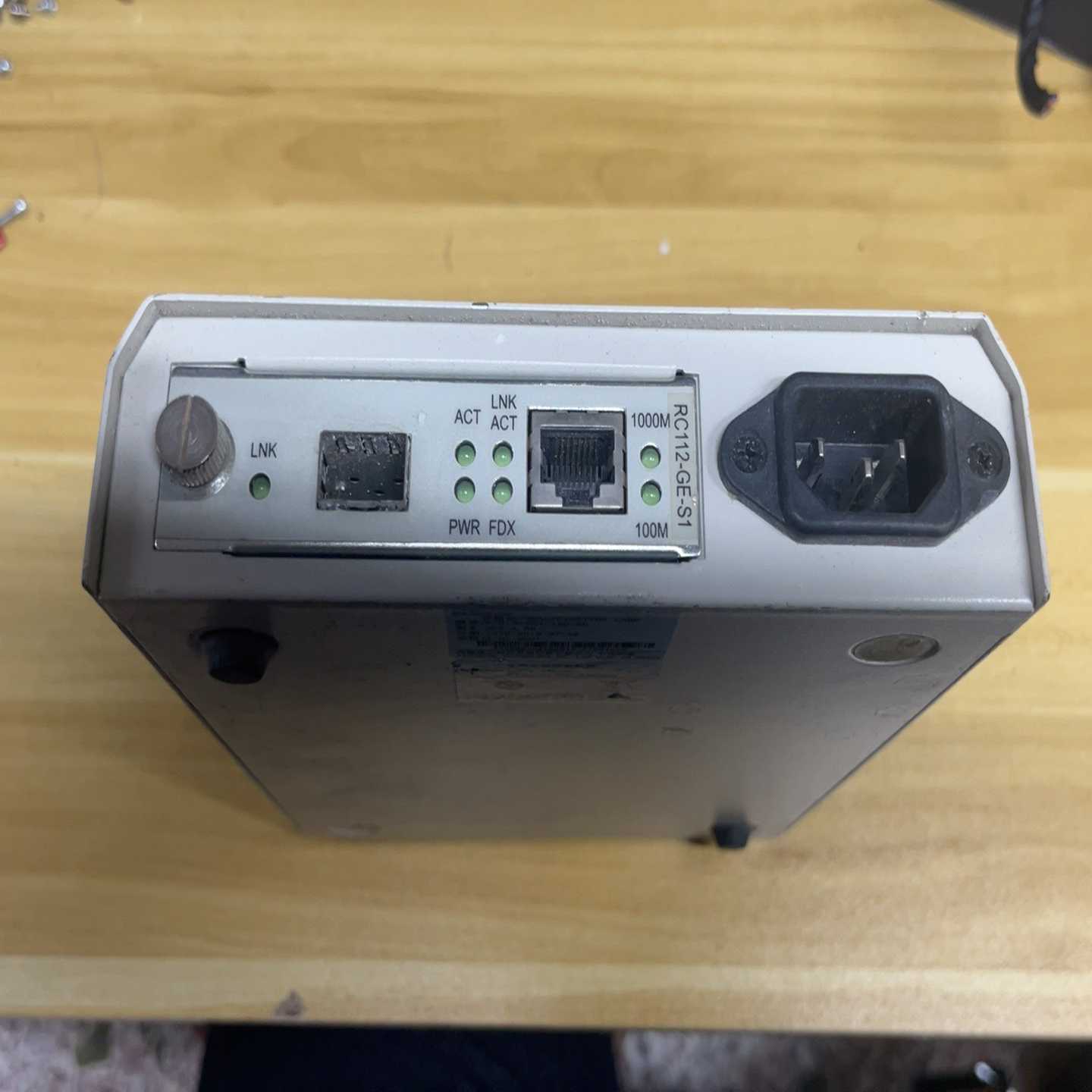 瑞斯康达千兆光纤收发器RC112-GE-S1--议价商品