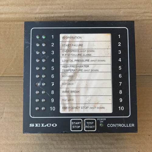 SELCO M2000 ENGINE CONTROLLER WITH M060001 SHUTDOWN UNIT M20