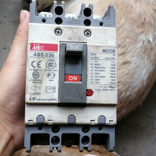 正品LS产电MEC塑壳断路器ABS 53b。-议价