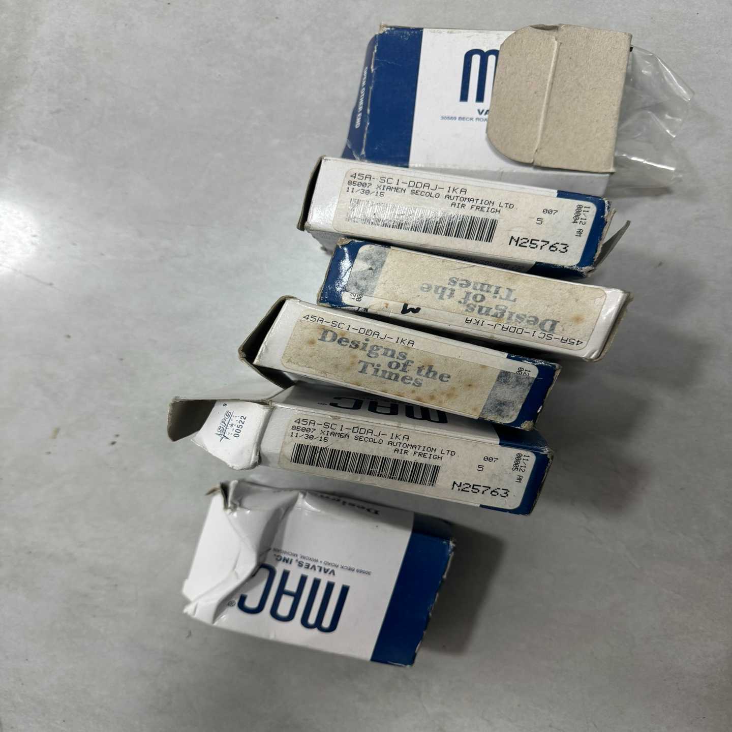 议价~MAC电磁阀45A-SC1-DDAJ-1KA，实物拍摄，