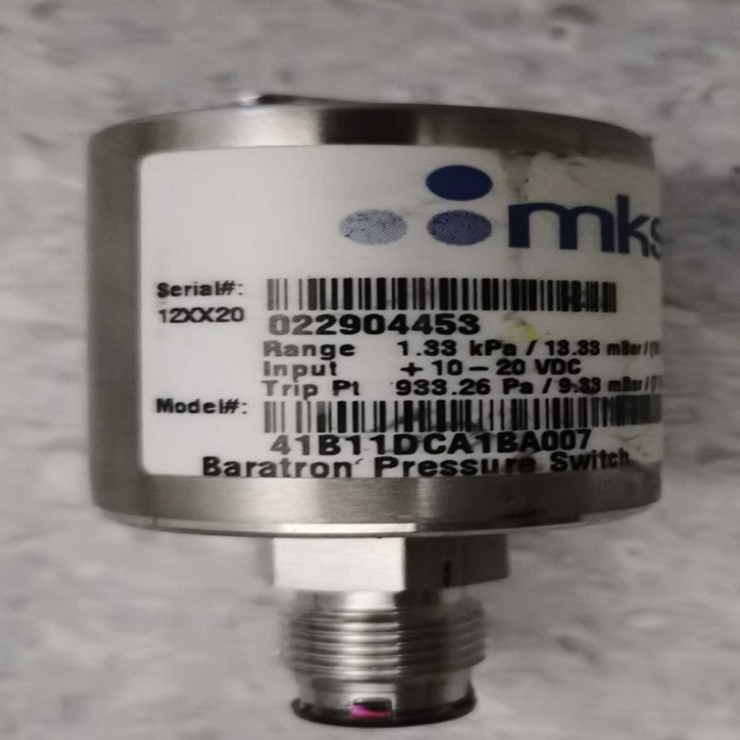 MKSBaratron压力开关，型号41B11DCA1BA--议价商品