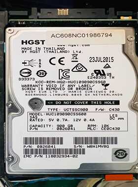 EMC存储拆机005049809900G10KSAS-议价