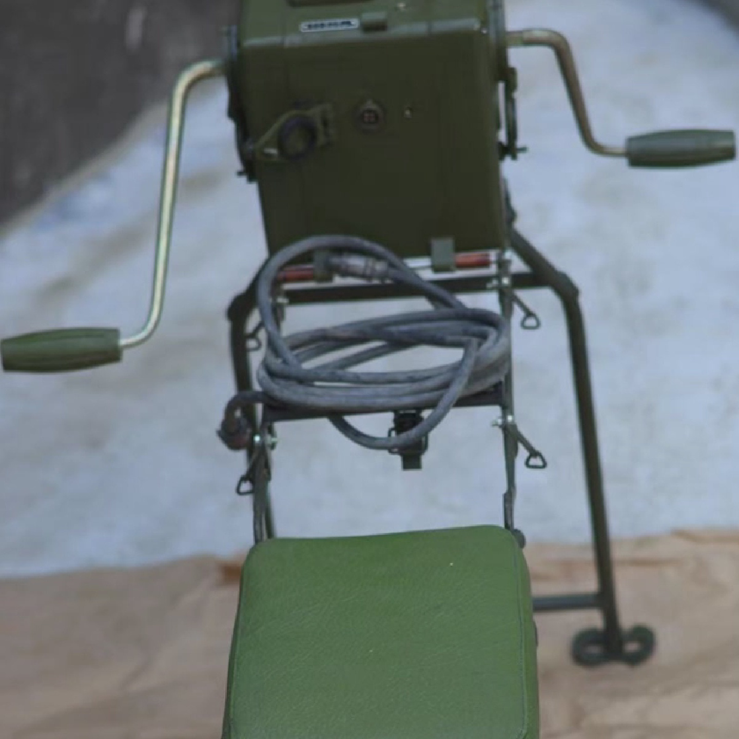 FSW5050瓦手摇发电机配支架一套全新老货博物馆收藏摆件影视道具