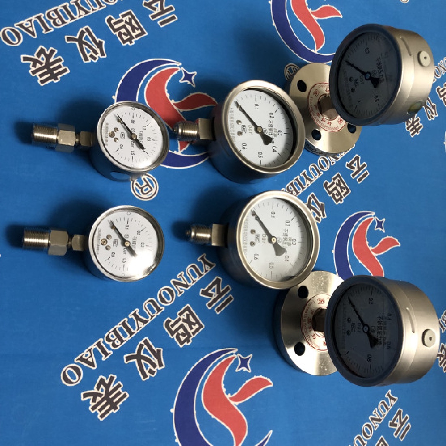 YNMF-100隔膜耐震压力表0-1.6mpa远传隔膜压力表