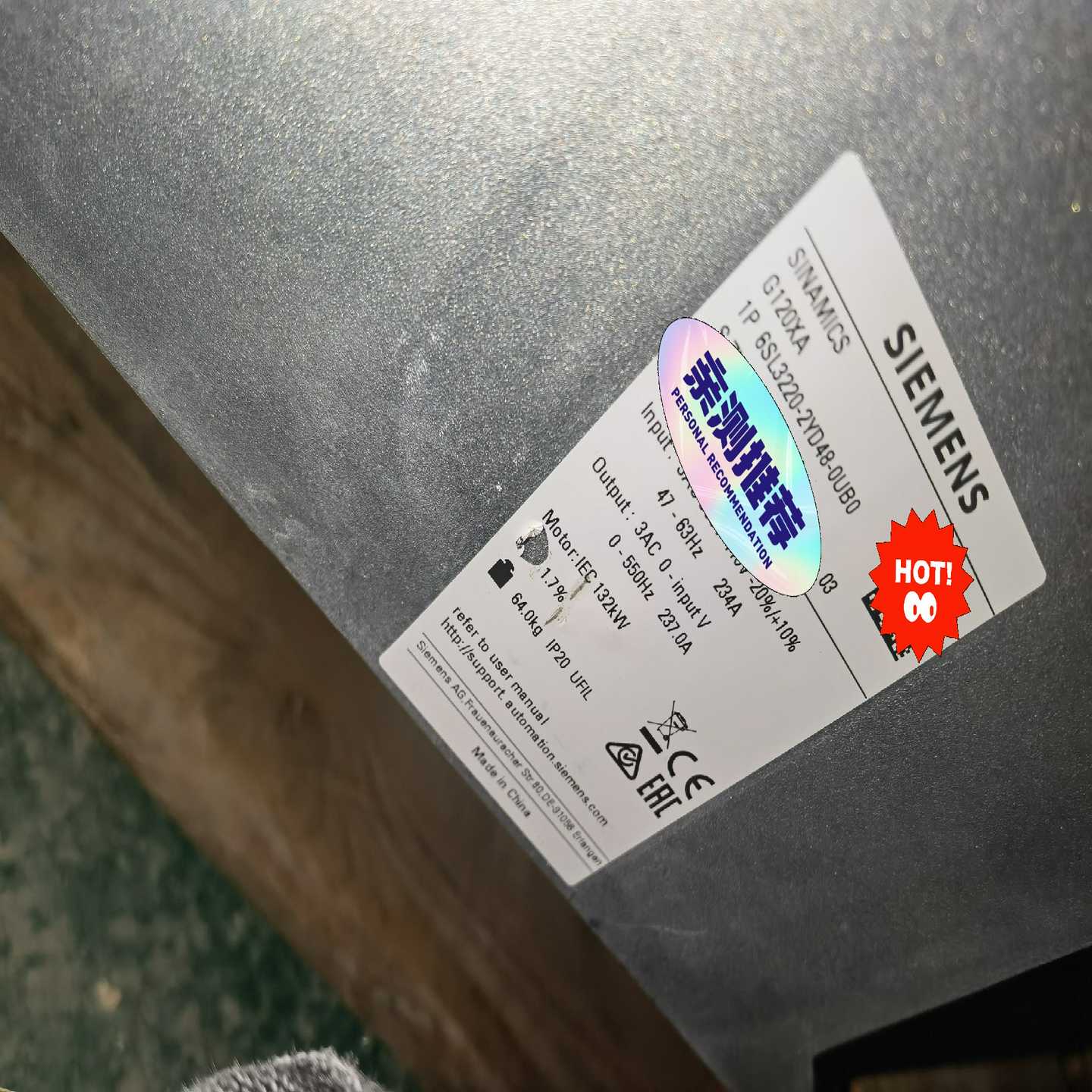 G120XA变频器6SL3220-2YD48-0UB0询价