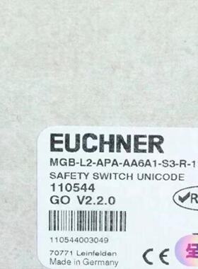 寻“”议价Euchner110544安士能安全开关MGBL2APAAA6A1S3R1105