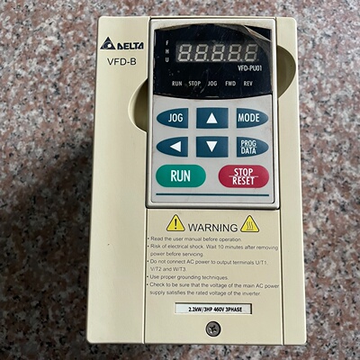 议价台达变频器VFD022B43B(2.2kw) 拆机一台 成色