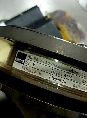 BINDER制动器86 61109H16库卡伺服电机拆下功能【议价】