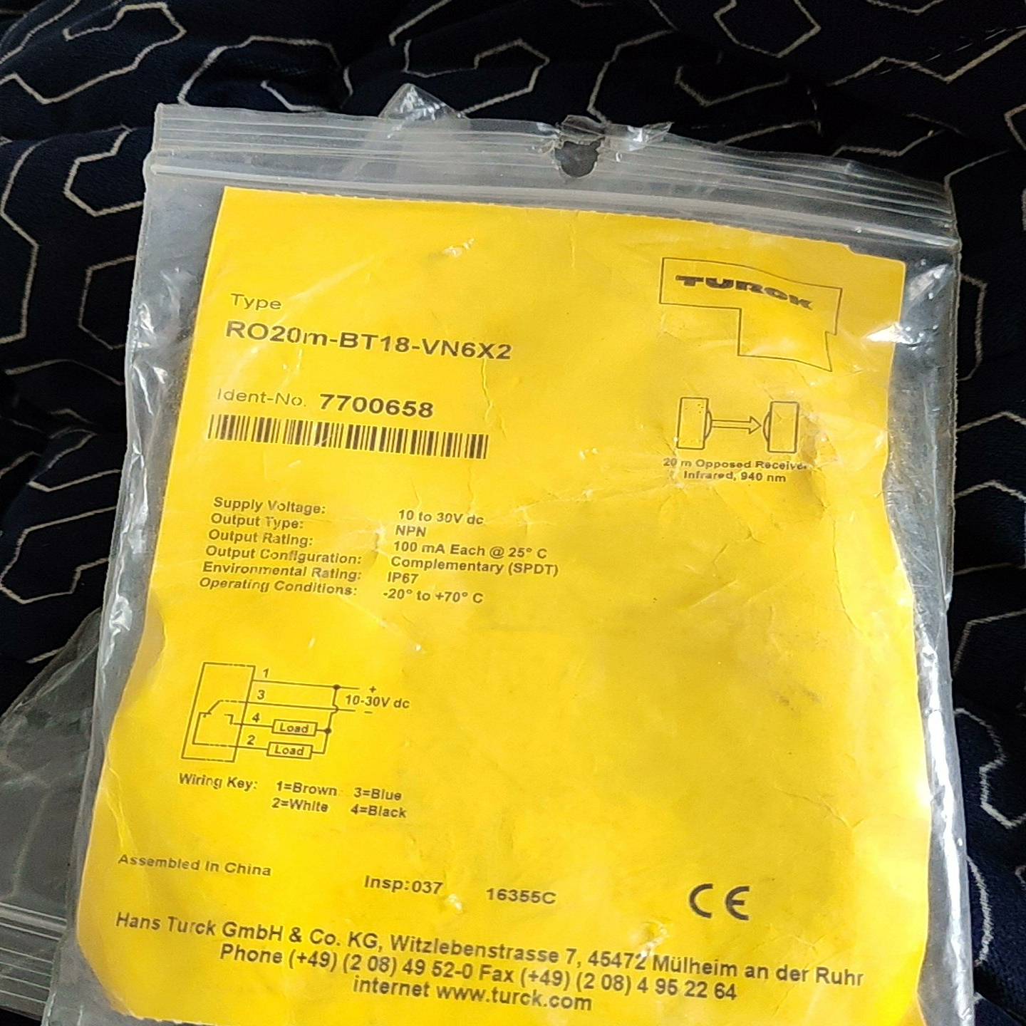 询价~RO20m-BT18-VN6X2图尔克发射传感器