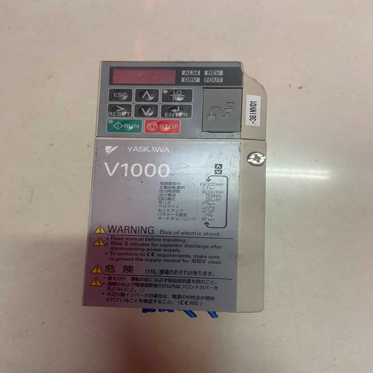 【议价】CIMR-VA2A0004BAA安川变频器0.75KW/适用