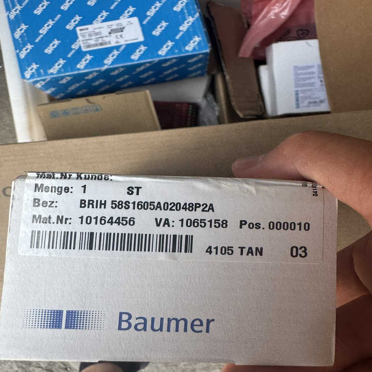 全新原装Baumer堡盟编码器BRIH58S1605-议价