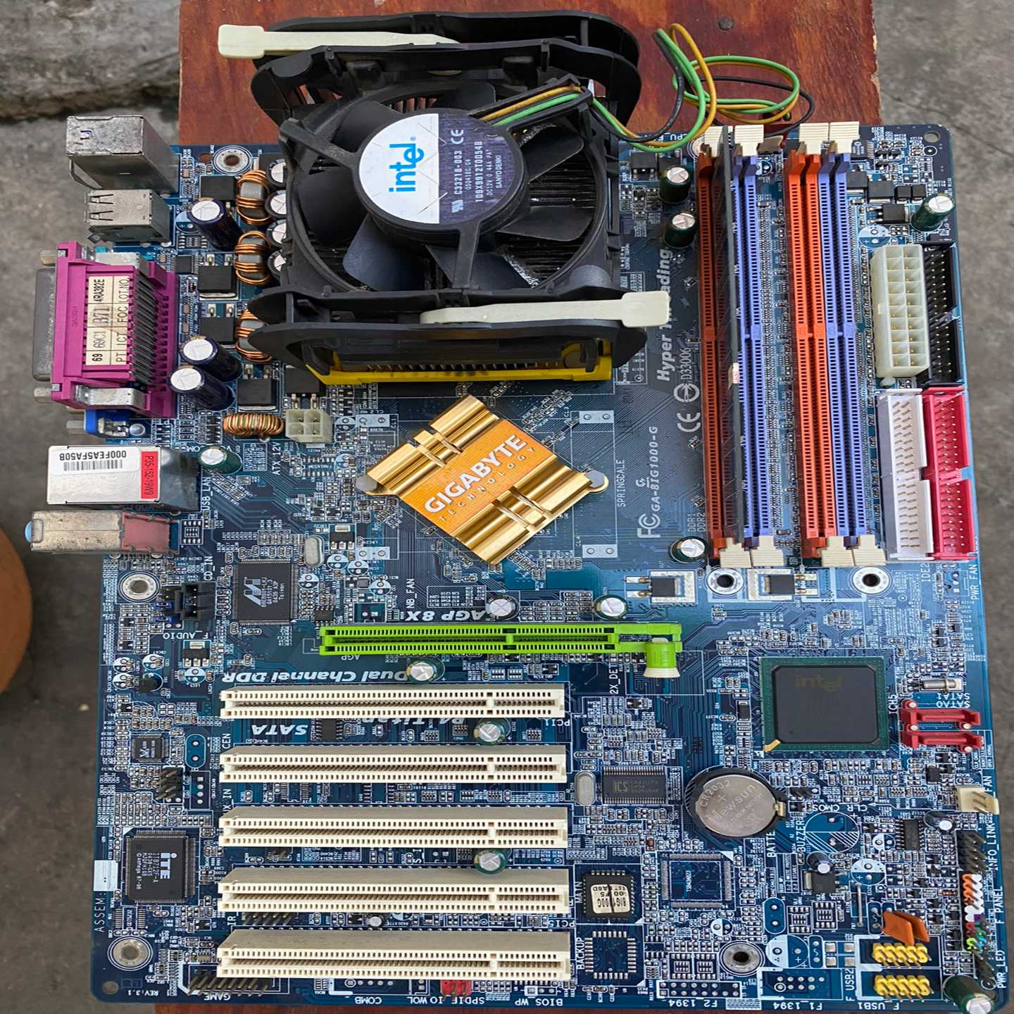 议价技嘉GA-8IG1000-G工控原装拆机下来，成色8现货/维修P