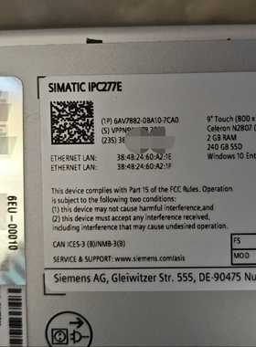 6AV7882-08A10-7CA0橙色新功能完好少量现--议价商品