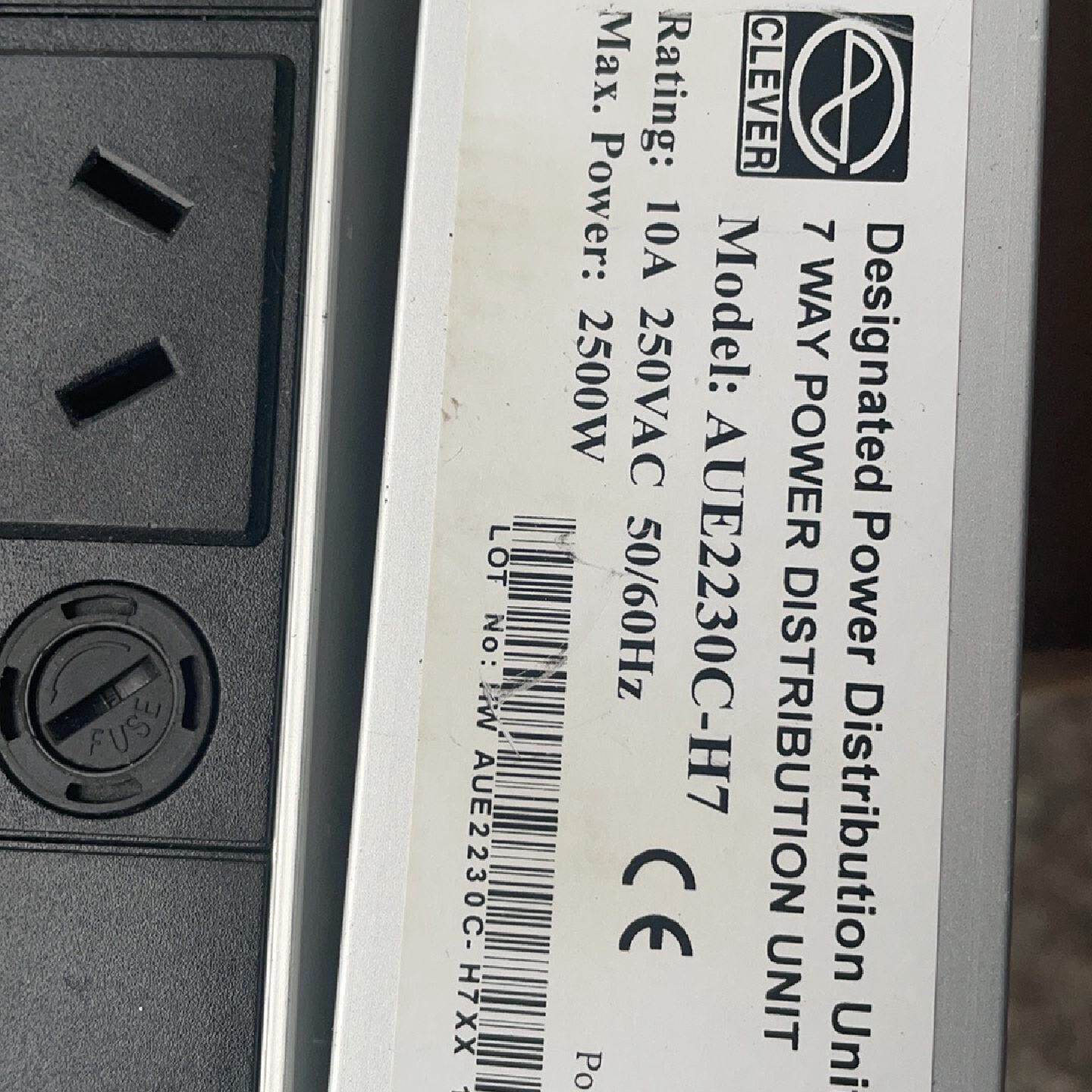 克莱沃PDU AUE2230C-H7设备插座 7孔 2500--议价商品