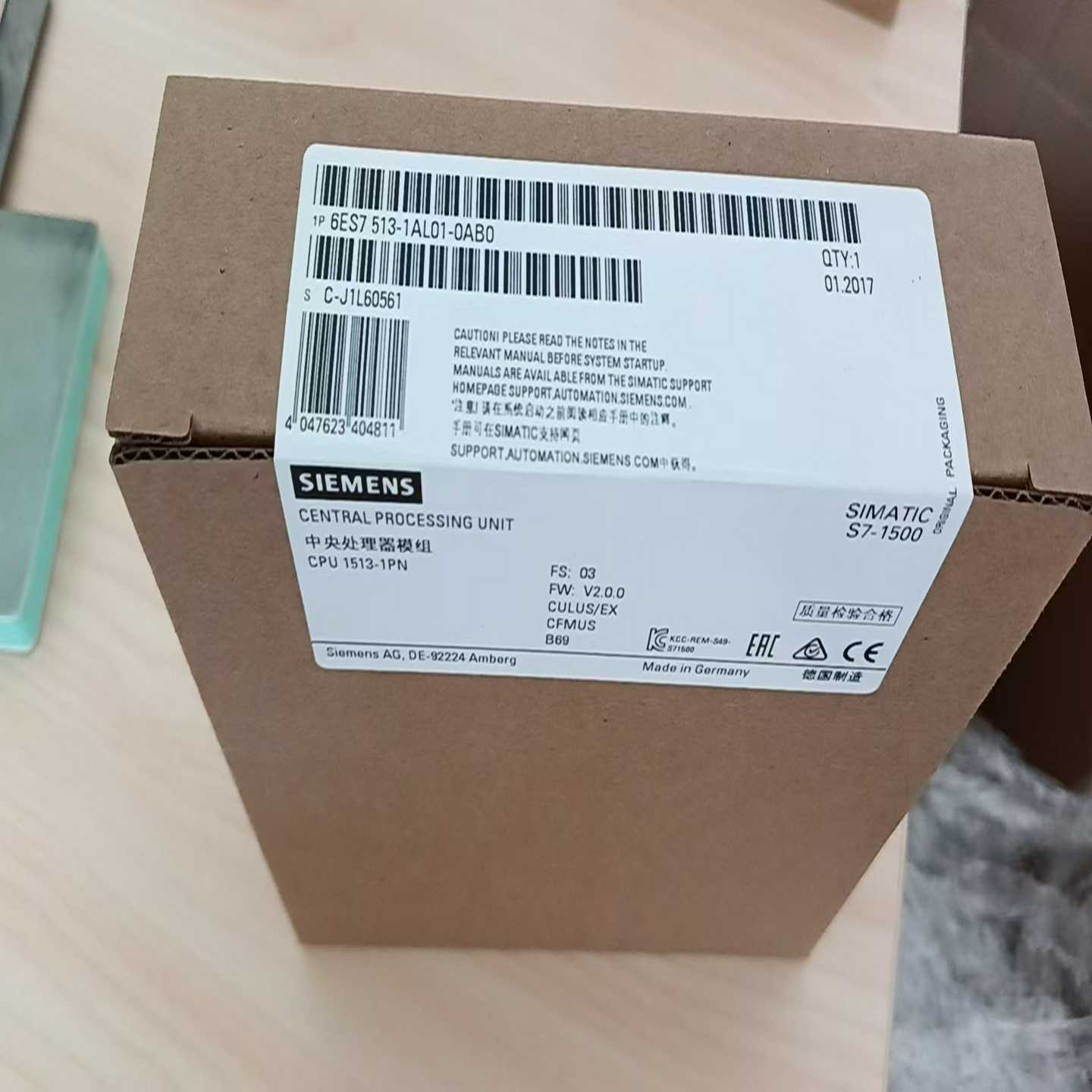 6ES7513-1AL01-0AB0未开封询价