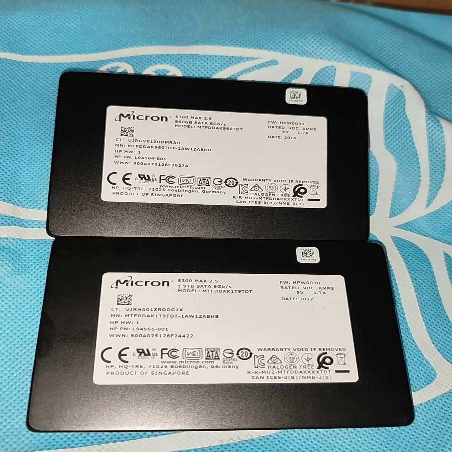 镁光2.5寸美光5300max1.92TBSAT--议价商品