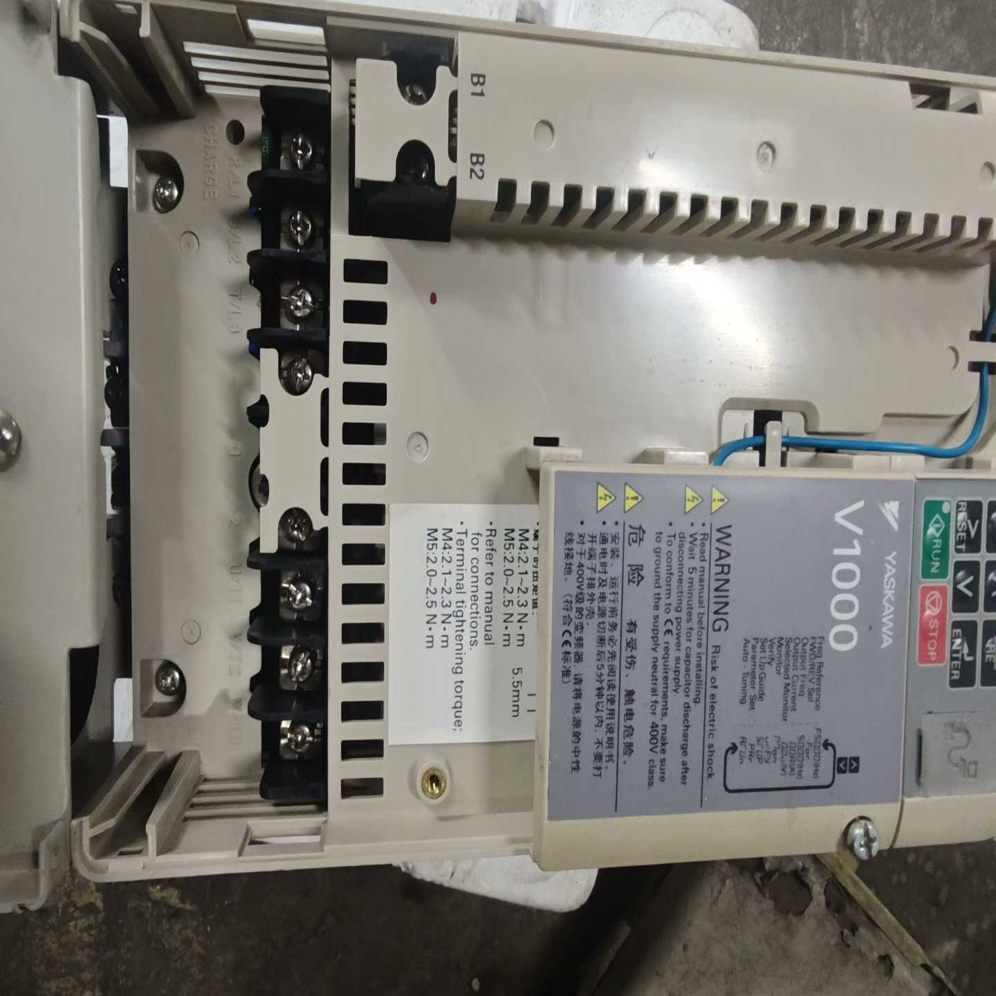 咨询-安川V1000变频器，CIMR-VB4A0023FBA，7.