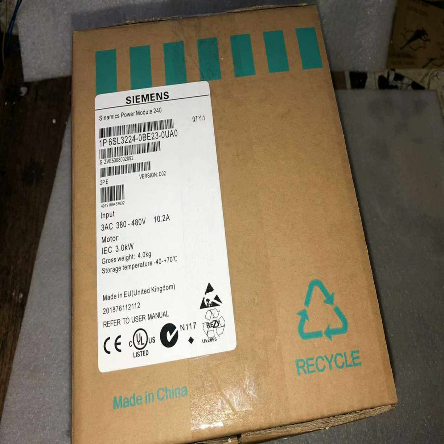 询价pm240功率模块变频器624-0be22/02