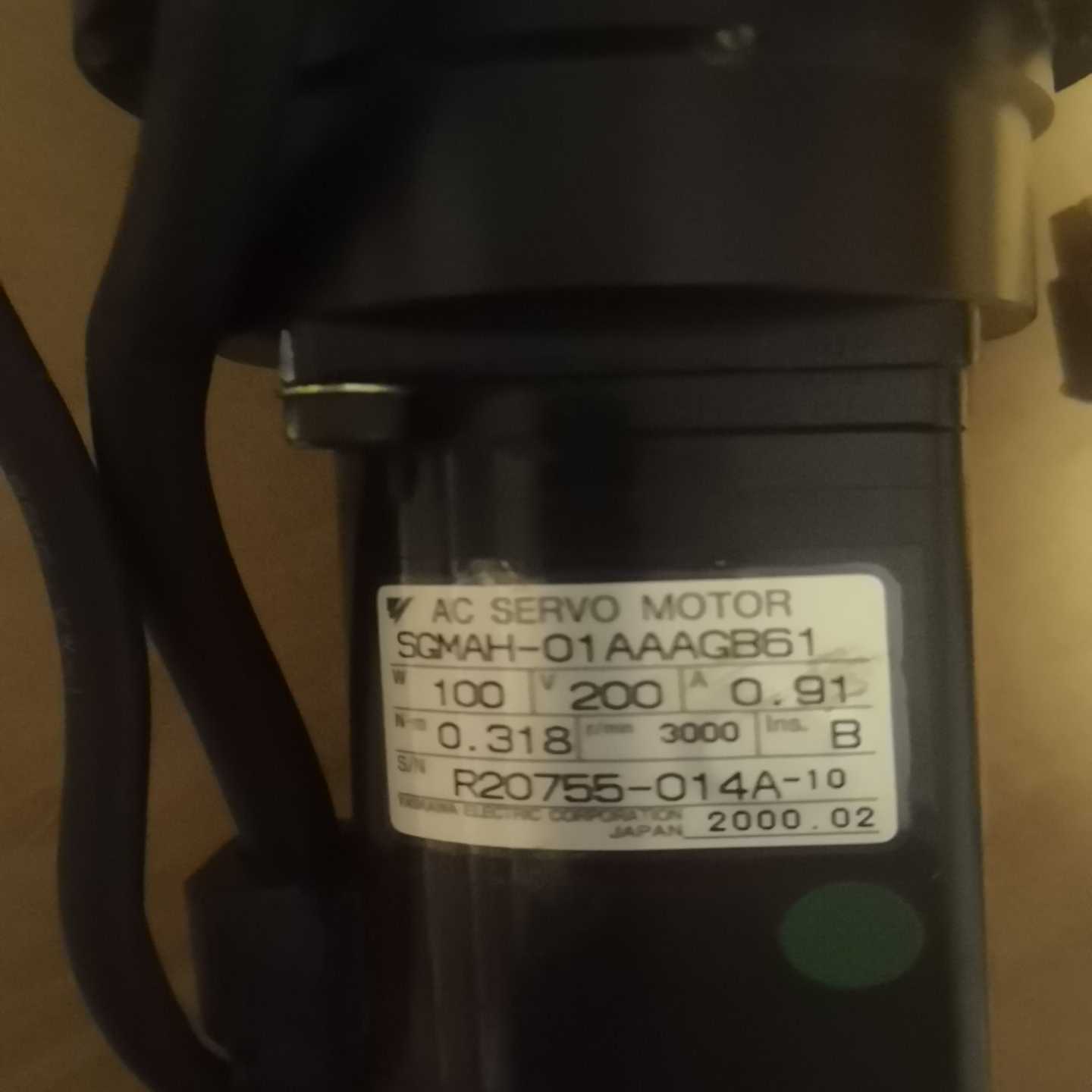 安川马达SGMAH-01AAAGB61[浩蓉商户]