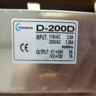 询价龙卷风D 200D直流电源只有俩个
