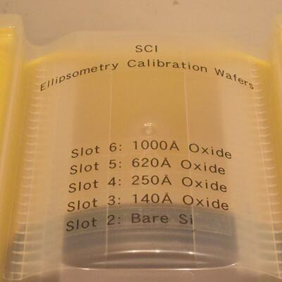 SCI Film Tek Ellipsometry Calibration Wafers