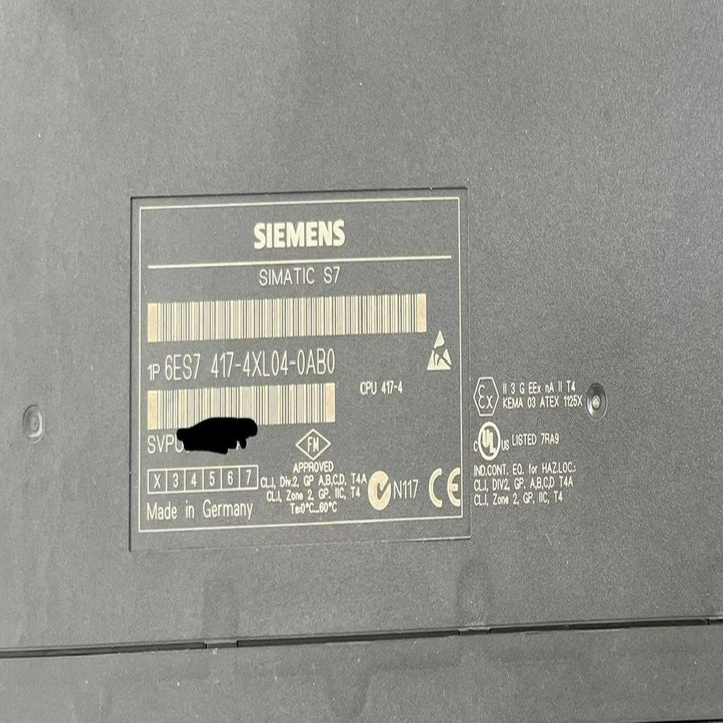 6ES7417-4XL04-0AB095新功能完好--议价商品