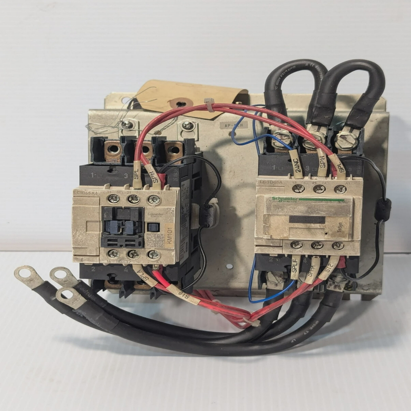 施耐德LC1D65A6/LC1D65A成对板安装