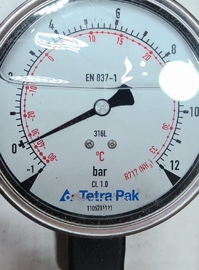 利乐 tetrapak  制冷 压力表 11057111【议价】