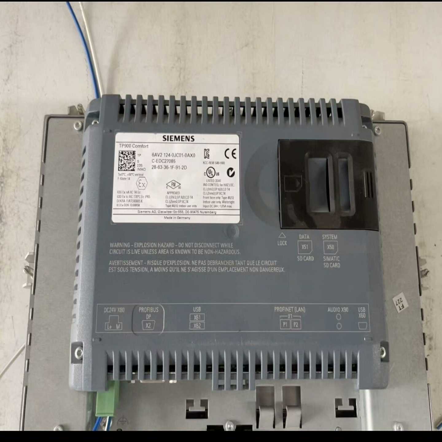 TP900触摸屏6AV2124-0JC01-AX0询价