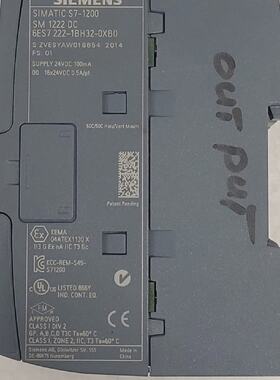 SIEMENS 6ES72221BH320XB0 MODULE SIMATIC S71200 SM 1222 DC 6E