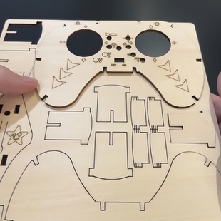 木质拼装 DIY四轴飞行器无人机模型学校科教实验手工制作玩具男孩