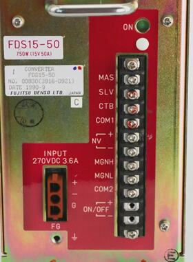 17233 FUJITSU DENSO POWER SUPPLY CONVERTER IP 270V DC 3.6A F