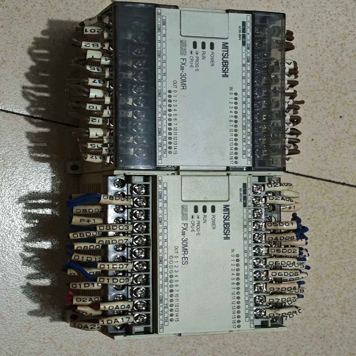 议价拆机PLC三菱控制器FXos-30MR，成色如图，实物拍摄，